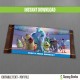 Monsters Inc. Birthday Chocolate Wrappers
